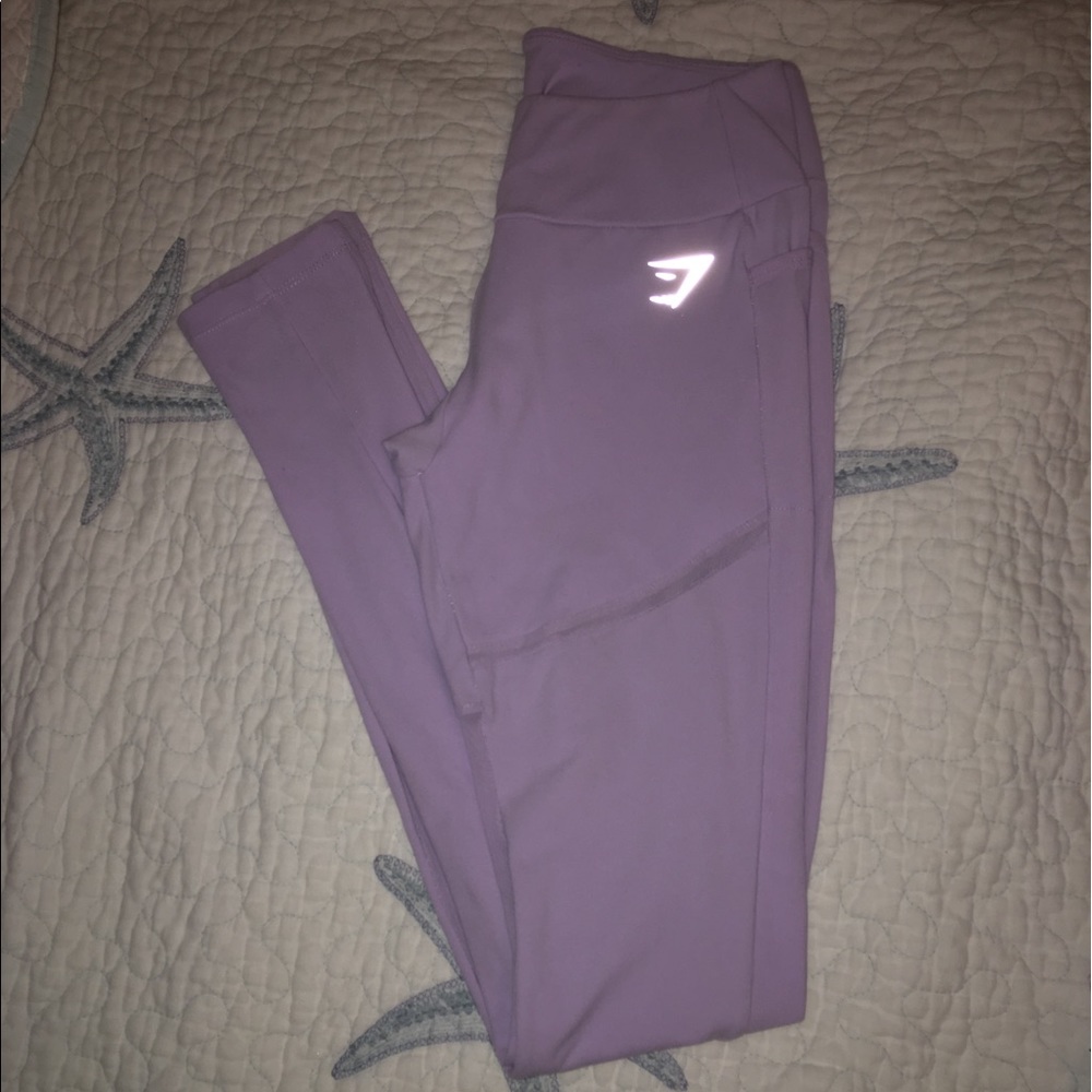 Gymshark Simply Mesh Lilac Leggings